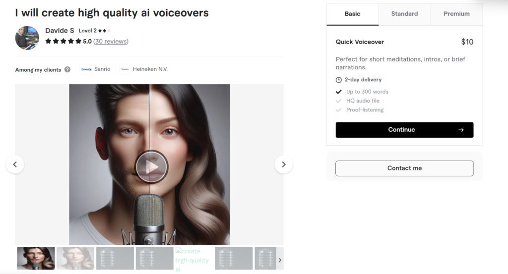 service 10 ai voiceover services (the 11labs revolution)